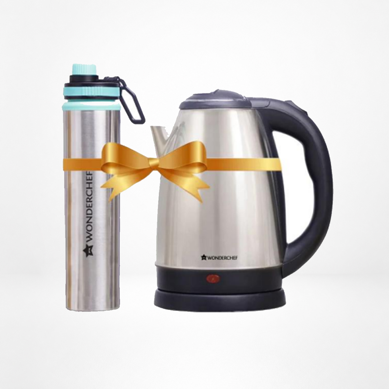 Electric Kettle 1.8 Liter & Bottle 750 Ml Combo
